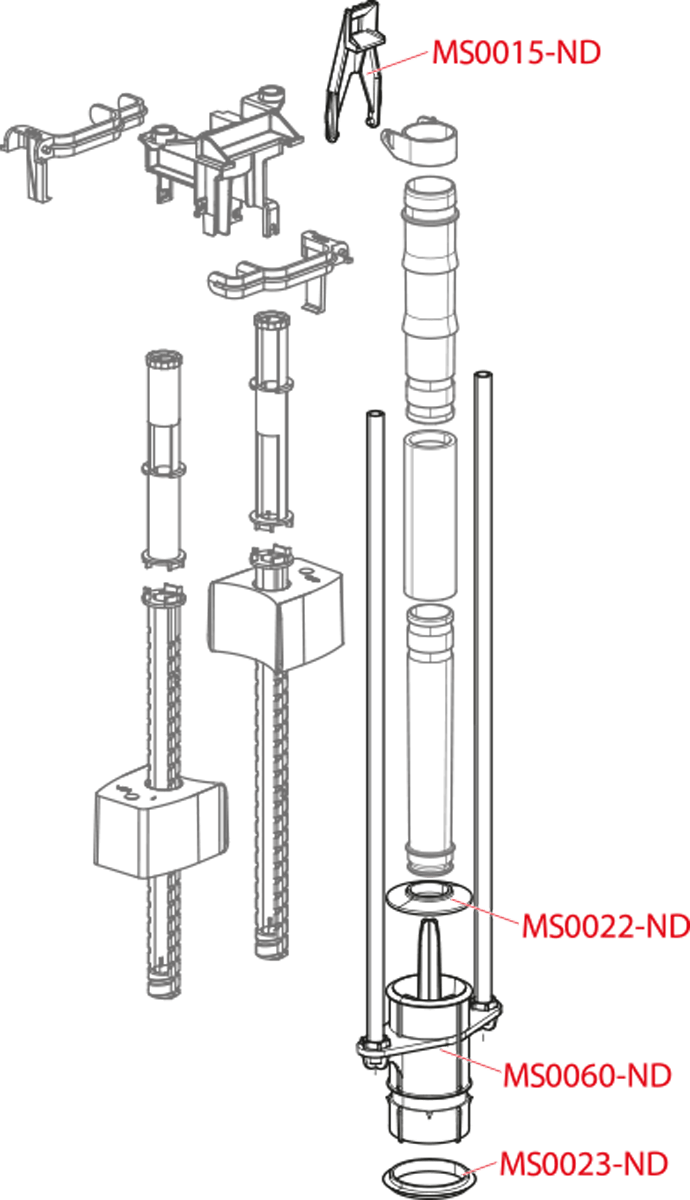 Öblítőszelep – Slimmodul számára A09A