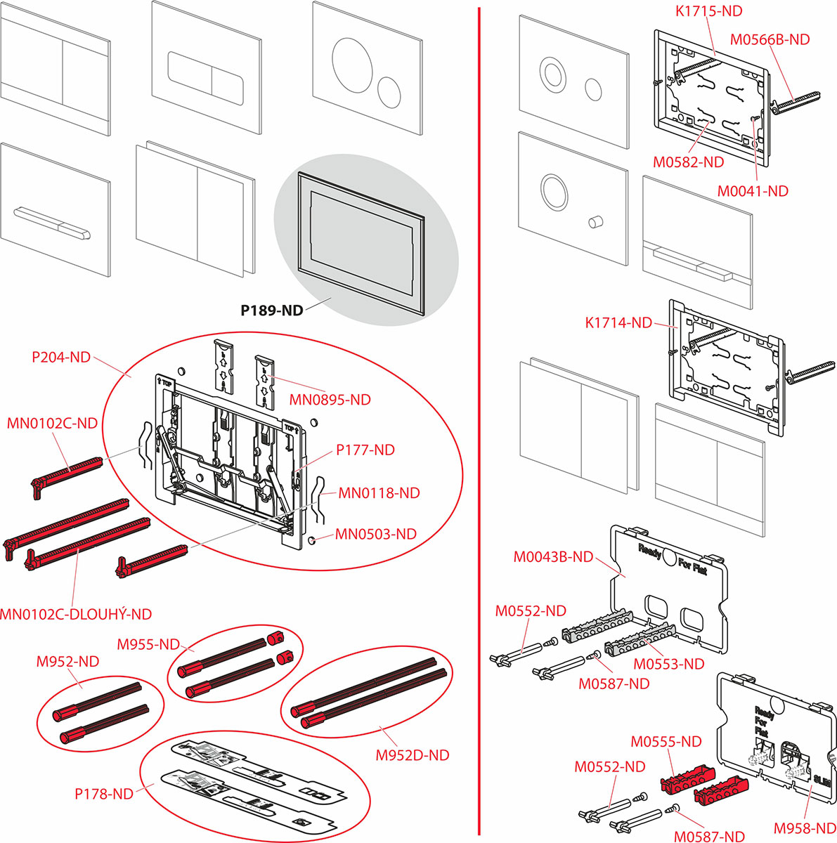 Alca ND-AIR-FUN-TURN-STING-STRIPE-MOON-RAY LAT Nyomólap alakatrészek